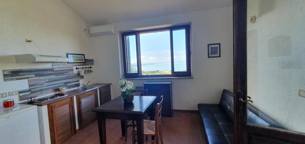 Poloturisticoumbria Rustico Con Piscina Vista Lago Passignano sul Trasimeno Ngoại thất bức ảnh