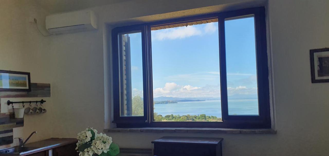 Poloturisticoumbria Rustico Con Piscina Vista Lago Passignano sul Trasimeno Ngoại thất bức ảnh
