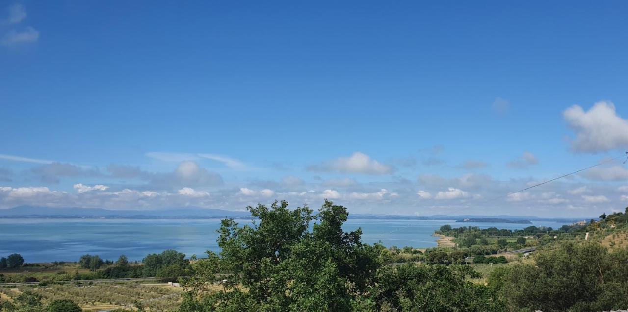 Poloturisticoumbria Rustico Con Piscina Vista Lago Passignano sul Trasimeno Ngoại thất bức ảnh