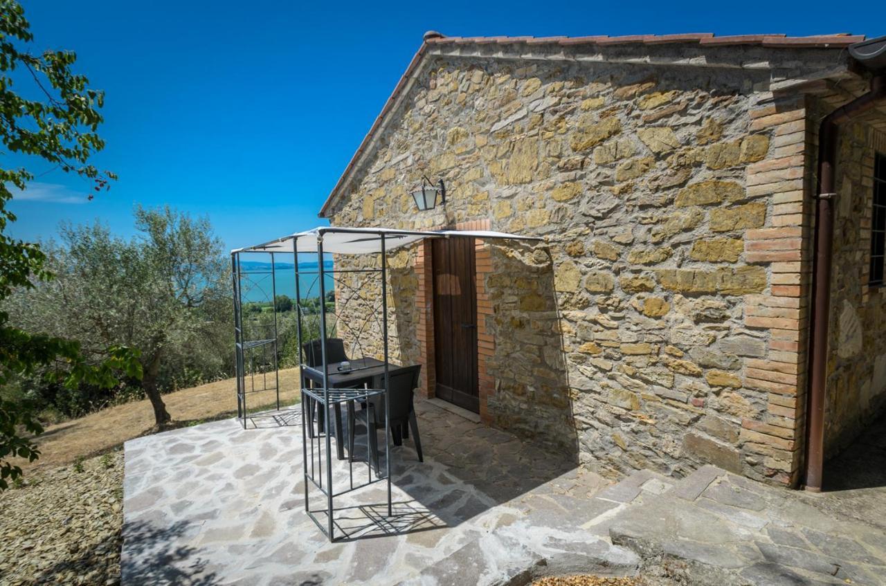 Poloturisticoumbria Rustico Con Piscina Vista Lago Passignano sul Trasimeno Ngoại thất bức ảnh